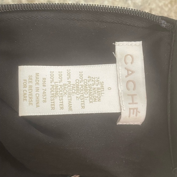 Cache Black Backless Dress - Picture 3 of 3